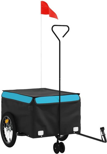 Shumee Bicycle trolley 94107 black and blue, 45 kg, iron - Bicycle Trailer - Main image