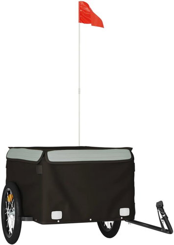 Shumee Bicycle trolley 94084 black and grey, 45 kg, iron - Bicycle Trailer - Main image