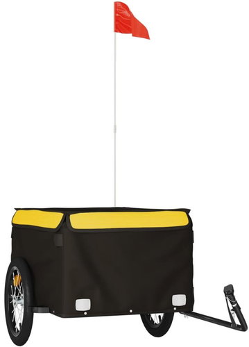 Shumee Bicycle trolley 94085 black and yellow, 45 kg, iron - Bicycle Trailer - Main image