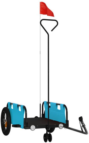 Shumee Bicycle Trolley 94184 blue, oxford fabric and iron - Bicycle Trailer - Main image