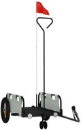 Shumee Bicycle Trolley 94182 grey, oxford fabric and iron - Bicycle Trailer