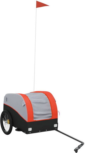 Shumee Bicycle trolley 30 kg, 94117 black and orange, iron - Bicycle Trailer - Main image