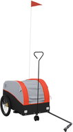 Shumee Bicycle Trolley 123 × 52 × 53 cm, 94138 black and orange, 30 kg, iron - Bicycle Trailer