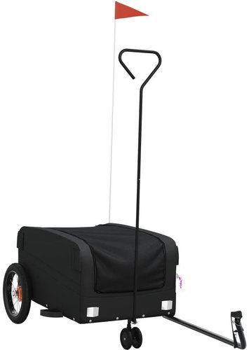 Shumee Bicycle trolley 122 × 53 × 53 cm, 94059 black, 30 kg, iron - Bicycle Trailer - Main image