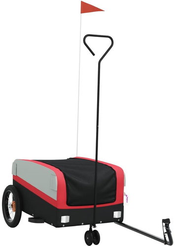 Shumee Bicycle trolley 122 × 53 × 53 cm, 94055 black and red, 30 kg, iron - Bicycle Trailer - Main image