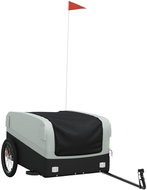 Shumee Bicycle trolley black and grey, 45 kg, iron, 94049 - Bicycle Trailer