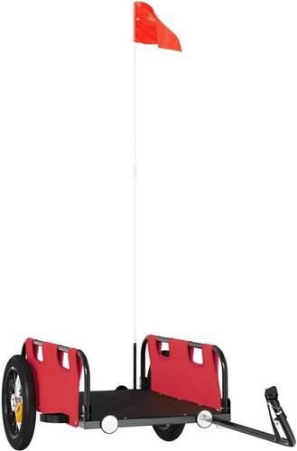 Shumee Bicycle trolley Oxford fabric and iron, 94160, red - Bicycle Trailer - Main image