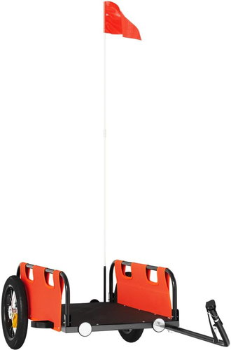 Shumee Bicycle Trolley Oxford fabric and iron, 94159, orange - Bicycle Trailer - Main image