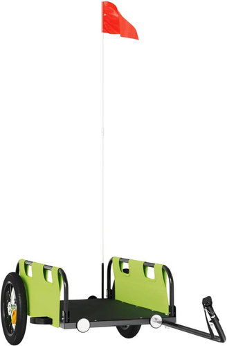 Shumee Bicycle Trolley Oxford fabric and iron, 94165, green - Bicycle Trailer - Main image