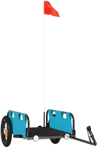 Shumee Bicycle trolley Oxford fabric and iron, 94163, blue - Bicycle Trailer - Main image