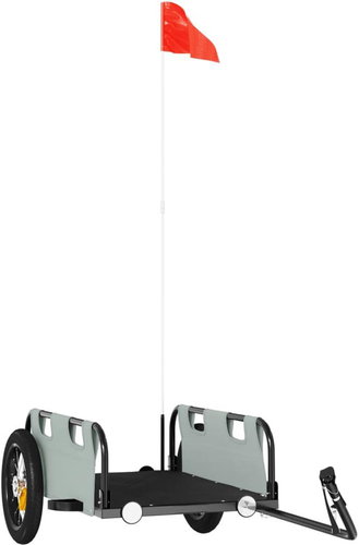 Shumee Bicycle trolley Oxford fabric and iron, 94161, grey - Bicycle Trailer - Main image