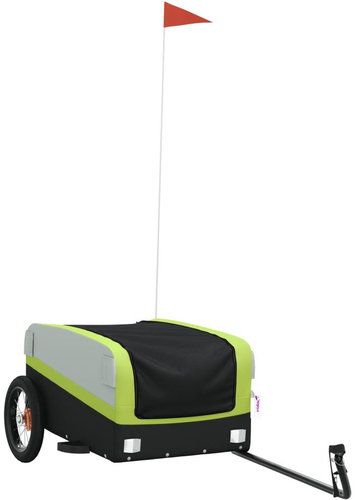 Shumee Bicycle trolley 94039 black and green, 30 kg, iron - Bicycle Trailer - Main image