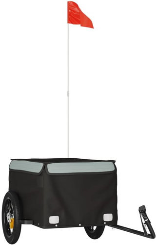 Shumee Bicycle trolley 30 kg, 94077 black and grey, iron - Bicycle Trailer - Main image