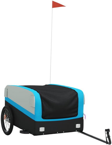 Shumee Bicycle trolley black and blue, 45 kg, iron, 94051 - Bicycle Trailer - Main image