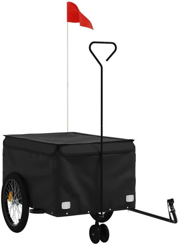 Shumee Bicycle trolley 45 kg, black, iron, 94115 - Bicycle Trailer - Main image