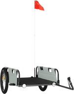 Shumee Bicycle trolley Oxford fabric and iron, grey, 94175 - Bicycle Trailer