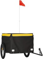 Shumee Vozík za kolo 94092 černý a žlutý, 45 kg, železo - Nákladní vozík za kolo