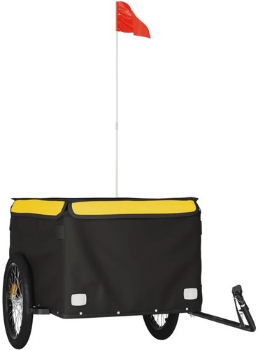 Shumee Bicycle trolley 94092 black and yellow, 45 kg, iron - Bicycle Trailer - Main image