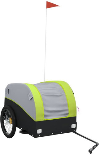 Shumee Bicycle trolley 94137 black and green, 45 kg, iron - Bicycle Trailer - Main image