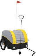 Shumee Vozík za kolo 94155 černý a žlutý, 45 kg, železo - Nákladní vozík za kolo