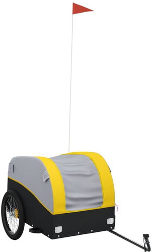 Shumee Bicycle trolley 94127 black and yellow, 45 kg, iron - Bicycle Trailer - Main image