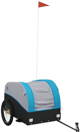 Shumee Vozík za kolo 94128 černý a modrý, 45 kg, železo - Nákladní vozík za kolo - Hlavní obrázek