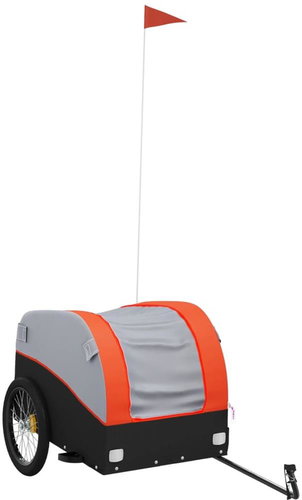 Shumee Bicycle trolley 94124 black and orange, 45 kg, iron - Bicycle Trailer - Main image