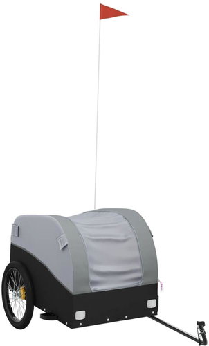 Shumee Bicycle trolley 94126 black and grey, 45 kg, iron - Bicycle Trailer - Main image