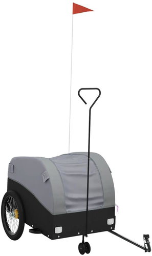 Shumee Bicycle trolley 94147 black and grey, 45 kg, iron - Bicycle Trailer - Main image