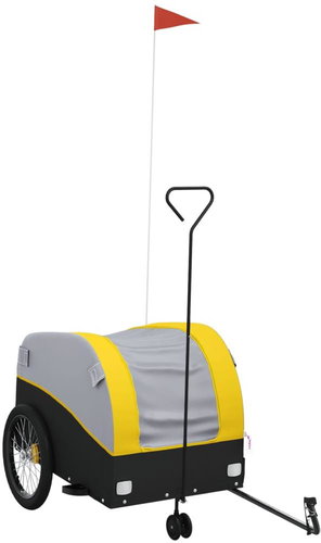 Shumee Bicycle trolley 94148 black and yellow, 45 kg, iron - Bicycle Trailer - Main image