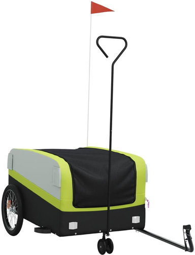 Shumee Bicycle trolley 94067 black and green, 45 kg, iron - Bicycle Trailer - Main image