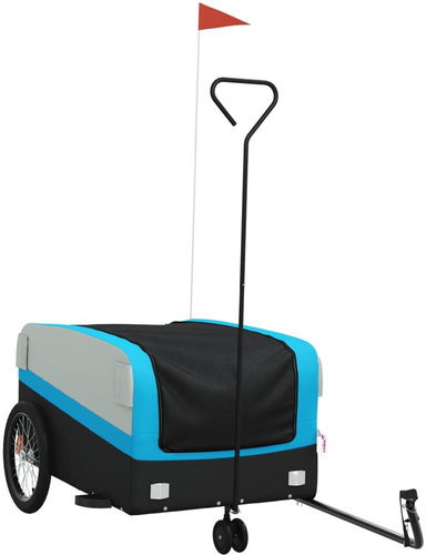 Shumee Bicycle trolley 94065 black and blue, 45 kg, iron - Bicycle Trailer - Main image