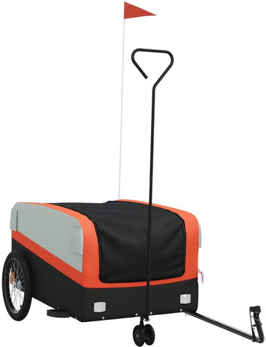 Shumee Bicycle trolley 94061 black and orange, 45 kg, iron - Bicycle Trailer - Main image