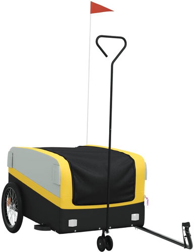 Shumee Bicycle trolley 94064 black and yellow, 45 kg, iron - Bicycle Trailer - Main image