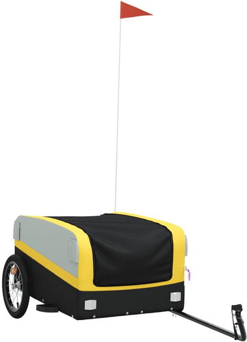 Shumee Bicycle trolley 94043 black and yellow, 45 kg, iron - Bicycle Trailer - Main image