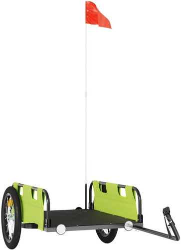 Shumee Bicycle Trolley 94172 green, oxford cloth and iron - Bicycle Trailer - Main image