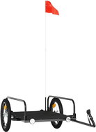 Shumee Bicycle trolley black 126 × 63 × 34 cm iron - Bicycle Trailer