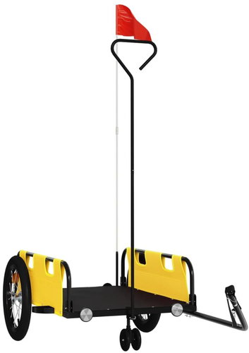 Shumee Bicycle Trolley 94190 yellow, oxford cloth and iron - Bicycle Trailer - Main image