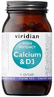 Viridian High Potency Calcium & D3 90 kapslí - Vápník