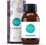 Viridian Elderberry Extract + Vitamin C 100 ml Organic - Doplněk stravy