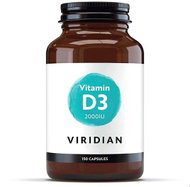 Viridian Vitamin D3 2000 IU 150 kapslí - Vitamín D3