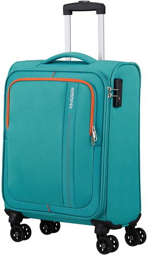 American Tourister Sea Seeker Spinner 55 Aqua Green - Suitcase - Main image