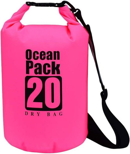 Surtep Waterproof shoulder bag Ocean 20 l, rose red - Waterproof Bag - Main image