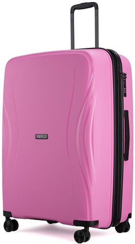 V&V TRAVEL Flash Light Pink size 2. L - Suitcase - Main image