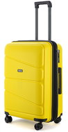 V&V TRAVEL Peace Yellow vel. M - Suitcase
