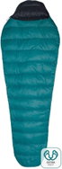 Warmpeace Solitaire 250 170cm teal green/black - Sleeping Bag