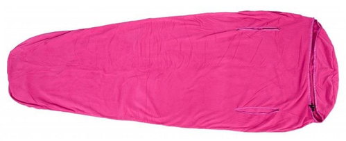 Warmpeace Polartec Micro Mummy 180cm berry - Sleeping Bag Liner - Main image