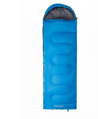 KingCamp bag Oasis 250 blue, right zipper - Sleeping Bag - Main image