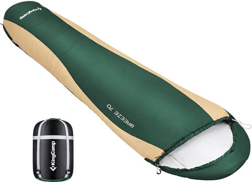 KingCamp bag Breeze 70 green, left zipper - Sleeping Bag - Main image