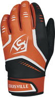 Louisville Slugger Omaha Adult Batting Gloves, Orange, M - Baseball Glove